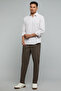 بنطال ضيق سادة مع خصر برباط - 3