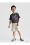 Ozmarka New Season Boys' Embroidered T-Shirt and Shorts - 2