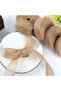 20Meters Jute Burlap Ribbon Solid Rustic Jute Ribbon for DIY Crafts Gift Wrapping - 3