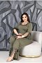 Plus Size Luxurious Set with Tulle and Guipure Detailing - 3
