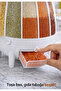 360 °   Rotating 6-Compartment Dry Food and Spice Organizer, Food and Spice Organizer Storage Container, Kitchen - 2