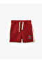 Cotton Print Detailed Color Block Shorts - 2