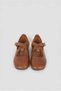 Genuine Leather Mary Jane Ballerinas |   Cross-Strapped Casual Stylish Women's Shoes - 3