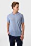 Blue Regular Fit Knit T-Shirt - 3