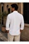Fit Cut Cotton Linen, Breathable, Light Textured, Button-Up Collar, Men's Linen Shirt - 3