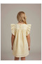 Girl's Scallop Dress - Yellow - 2