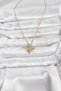 316L Steel Chain Gold Color Fly Model Zircon Stone Women's Necklace - 2