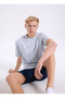 Blue Men's Regular Fit Text Printed T-Shirt Gu26Mss03023