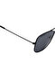 Non Polarized Sunglasses Black Frame Smoke Mirror Lens 56mm - M254BK5V - 5