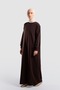 Low Sleeve Sport Cotton Dress Bitter Coffee - 2