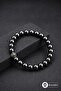 Hematite Stone Bracelet Natural Stone Brilliant Cut Stylish Bracelet - 2
