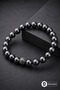 Hematite Stone Bracelet Natural Stone Brilliant Cut Stylish Bracelet - 4