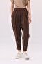 Elastic Waist Pants with Eyelet Detail - 2
