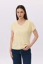 Viscose V-Neck Basic T-Shirt - 2