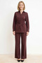 Women's Plus Size Shirt and Pants Set Fitted Cut Long Sleeve 100% Cotton Drawstring Detail Casual Comfortable - 4