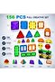 Magnetic building blocks with bags - 3