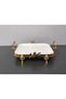 Kare Porcelain Presentation Plate with Foot Detail & Accessories & Special Laser - 8