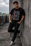 100% Cotton Oversize Men's T-Shirt Ethnic Patterned Streetwear Comfortable Fit Premium - 2