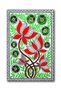 Alayra Gorgeous Flowers Madhubani Printed Canvas Paintings (Fabric, 8x12 inches, Multicolour) | |