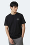 Zahir Men's Cotton Black T-Shirt - 7