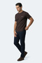 Zaid Men's Cotton Coffee T-Shirt - 8
