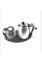 2-in-1 Electric Kettle and Glass Teapot Set 1500W Stainless Steel kettle - 5
