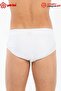 Premium Men's White 100% Cotton Single Jersey Fabric Comfortable Comfy Slip Underpants - 6