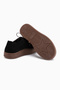 Abida Genuine Leather Black Suede Loafer Women's Casual Shoes - 5