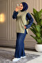 6448 - Stylish Comfortable Modal Interlock Knit Fabric Casual Women's Set - 4