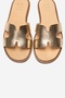 Biora Gold Genuine Leather Women's Slippers - 2