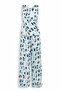 Turquoise Patterned Blouse Trouser Set 05185