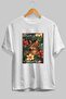 For the Love of Cats 35 Front Cat Printed White Oversize T-Shirt 100% Cotton Unisex Cat Lover Premium Design