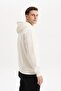 Ar-Ma Men's Hooded Sweatshirt with Text Print, Pocketless, Knitted Fabric, Regular Fit, 70% Cotton, 30% Polyester 3 - 5