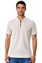 Ar-Ma Men's Polo Collar T-Shirt Without Print Basic Collar Zippered Knitted Fabric Regular Fit 100% Cotton 30/1 Çi