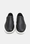Men's Black Genuine Natural Leather Eva Sole Orthopedic Daily Loafer Shoes - 4
