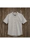 Men's Classic Loose Fit Short Sleeve Checkered Dad Shirt with Pockets