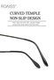 Blue Light Blocking Sunglasses Anti UV Glare Blue Light Filter Computer Glasses Round Color Changing Eyewear for Men Women Black - 7