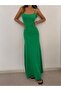 Women's Rope Strap Round Neck Long Sandy Dress - 2
