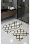 Royal Nordic 2-Piece 60X100 cm Latex Non-Slip Base Bath Mat Set Machine Washable Mat - 2