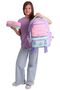 Mesh Lilac Girls' Lilac - Pink School Backpack and Pencil Bag Set - Setkk-K1849C - 4