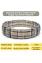 Certified Smoky Quartz Corner Cut Natural Stone Rolex Bracelet