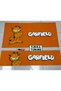 Orange Garfield Torpedo and Back Towel Set 2 Pieces (Torpedo 35X135, Back Towel 70 X 135) (Keyring He)
