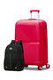 Hard Shell Luggage With Travel Backpack Combo, 24 Inch, Lightweight Miami PP, Spinner Wheels, Number Combination Lock Suitcase