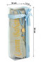 Special for Father's Day: My Dear Dad Embroidered Prayer Rug Set with Prayer Beads, Blue - 6