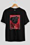 For Dog Lovers 11 Front Dog Print Black Oversize T-Shirt 100% Cotton Unisex Dog Lover Premium Design