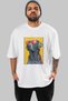 For Dog Lovers 13 Front Dog Prints White Oversize T-Shirt 100% Cotton Unisex Dog Lover Premium Design - 2
