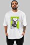 For Dog Lovers 52 Front Dog Printed White Oversize T-Shirt 100% Cotton Unisex Dog Lover Premium Design - 2