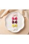 Set of 5 Pearl Lace Bow Baby Clips - Special for Babies with Less Hair and Without Hair