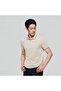 Men’s Slim Pique Solid Polo with Flat Knit Collar - 7