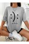You Decide Printed Women / Girls Oversize Salas T-Shirt Boyfriend
